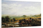 London from Islington Hill, c.1820-30 by Frederick Nash