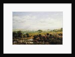 London from Islington Hill, c.1820-30 by Frederick Nash
