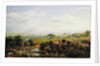 London from Islington Hill, c.1820-30 by Frederick Nash