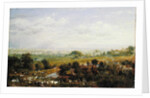 London from Islington Hill, c.1820-30 by Frederick Nash