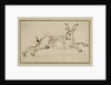 A Hare Running, With Ears Pricked by James Seymour