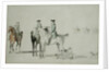 The Duke of Cumberland with a Gentleman and a Groom, all Mounted, and Dogs by Paul and/or Sandby Thomas Sandby