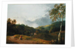 Landscape with Cottagers by George the Elder Barret