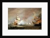 Sea Battle of the Anglo-Dutch Wars, c.1700 by Willem van de the Younger Velde