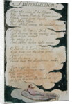 Introduction, plate 33 from 'Songs of Experience,' 1794 by William Blake