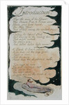 Introduction, plate 33 from 'Songs of Experience,' 1794 by William Blake