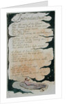 Introduction, plate 33 from 'Songs of Experience,' 1794 by William Blake