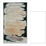 Introduction, plate 33 from 'Songs of Experience,' 1794 by William Blake