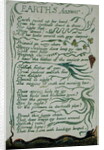 Earth's Answer by William Blake