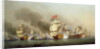 Vice Admiral Sir George Anson's Victory off Cape Finisterre, 1749 oil on canvas) by Samuel Scott