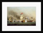 Vice Admiral Sir George Anson's Victory off Cape Finisterre, 1749 oil on canvas) by Samuel Scott