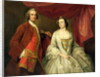 A Man and a Woman, possibly of the Missing Family, of Little Park House, Wickham, Hampshire, 1747 by George Knapton