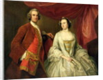 A Man and a Woman, possibly of the Missing Family, of Little Park House, Wickham, Hampshire, 1747 by George Knapton