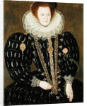 Portrait of Lady Elizabeth Knightley, 1591 by Marcus the Younger Gheeraerts