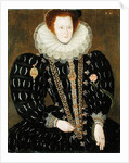 Portrait of Lady Elizabeth Knightley, 1591 by Marcus the Younger Gheeraerts