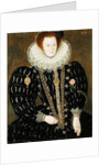 Portrait of Lady Elizabeth Knightley, 1591 by Marcus the Younger Gheeraerts
