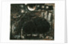 A Shepherd and his Flock under the Moon and Stars, c.1827 by Samuel Palmer