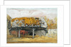 A Cow Lodge with a Mossy Roof, c.1829 by Samuel Palmer