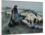 A Shepherdess, c.1890-95 by William Kennedy