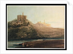 Warkworth Castle, Northumberland, c.1798 by Thomas Girtin