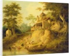 The Banks of the Ganges, c.1820-30 by William Daniell