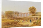 Corby Viaduct, the Newcastle and Carlisle Railway, 1836 by John Wilson Carmichael