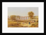 Corby Viaduct, the Newcastle and Carlisle Railway, 1836 by John Wilson Carmichael
