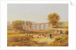 Corby Viaduct, the Newcastle and Carlisle Railway, 1836 by John Wilson Carmichael