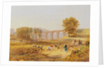 Corby Viaduct, the Newcastle and Carlisle Railway, 1836 by John Wilson Carmichael