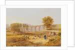 Corby Viaduct, the Newcastle and Carlisle Railway, 1836 by John Wilson Carmichael