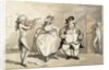 Private practice previous to the ball by Thomas Rowlandson