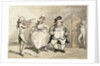 Private practice previous to the ball by Thomas Rowlandson