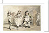 Private practice previous to the ball by Thomas Rowlandson