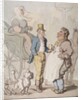 Slender Billy, Travellers taking refreshment by Thomas Rowlandson