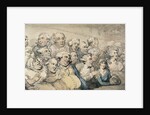 An Audience at Drury Lane Theatre by Thomas Rowlandson