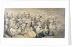 An Audience at Drury Lane Theatre by Thomas Rowlandson