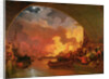 The Great Fire of London, c.1797 by Philip James de Loutherbourg