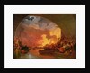 The Great Fire of London, c.1797 by Philip James de Loutherbourg