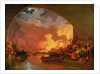 The Great Fire of London, c.1797 by Philip James de Loutherbourg
