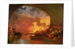 The Great Fire of London, c.1797 by Philip James de Loutherbourg
