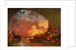 The Great Fire of London, c.1797 by Philip James de Loutherbourg