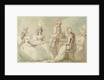 A Tea Party by Thomas Rowlandson