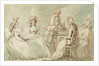 A Tea Party by Thomas Rowlandson