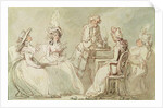 A Tea Party by Thomas Rowlandson
