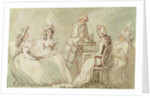 A Tea Party by Thomas Rowlandson