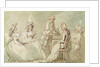 A Tea Party by Thomas Rowlandson