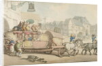 The Paris Diligence by Thomas Rowlandson