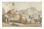 The Paris Diligence by Thomas Rowlandson