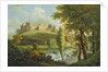 Ludlow Castle with Dinham Weir by Samuel Scott