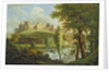 Ludlow Castle with Dinham Weir by Samuel Scott